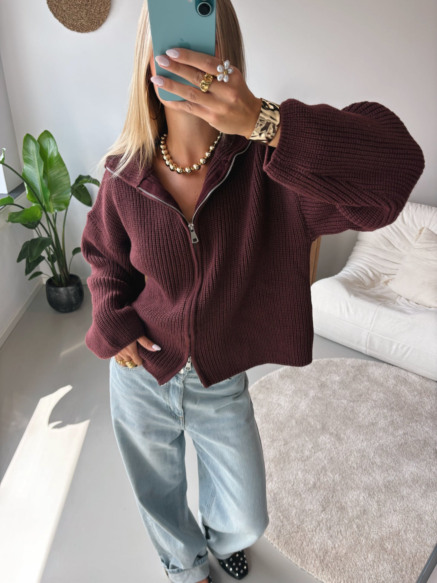 Zip Cardigan