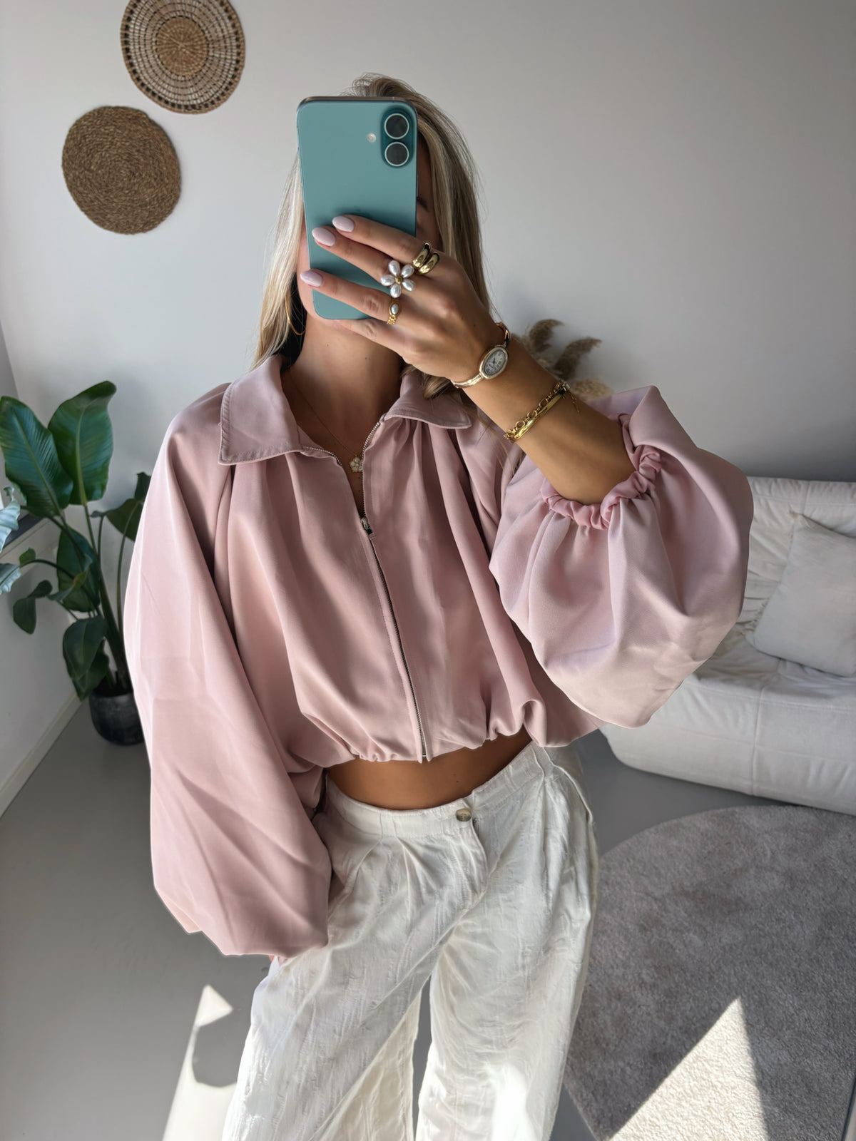 Lightweight Blush Jacket
