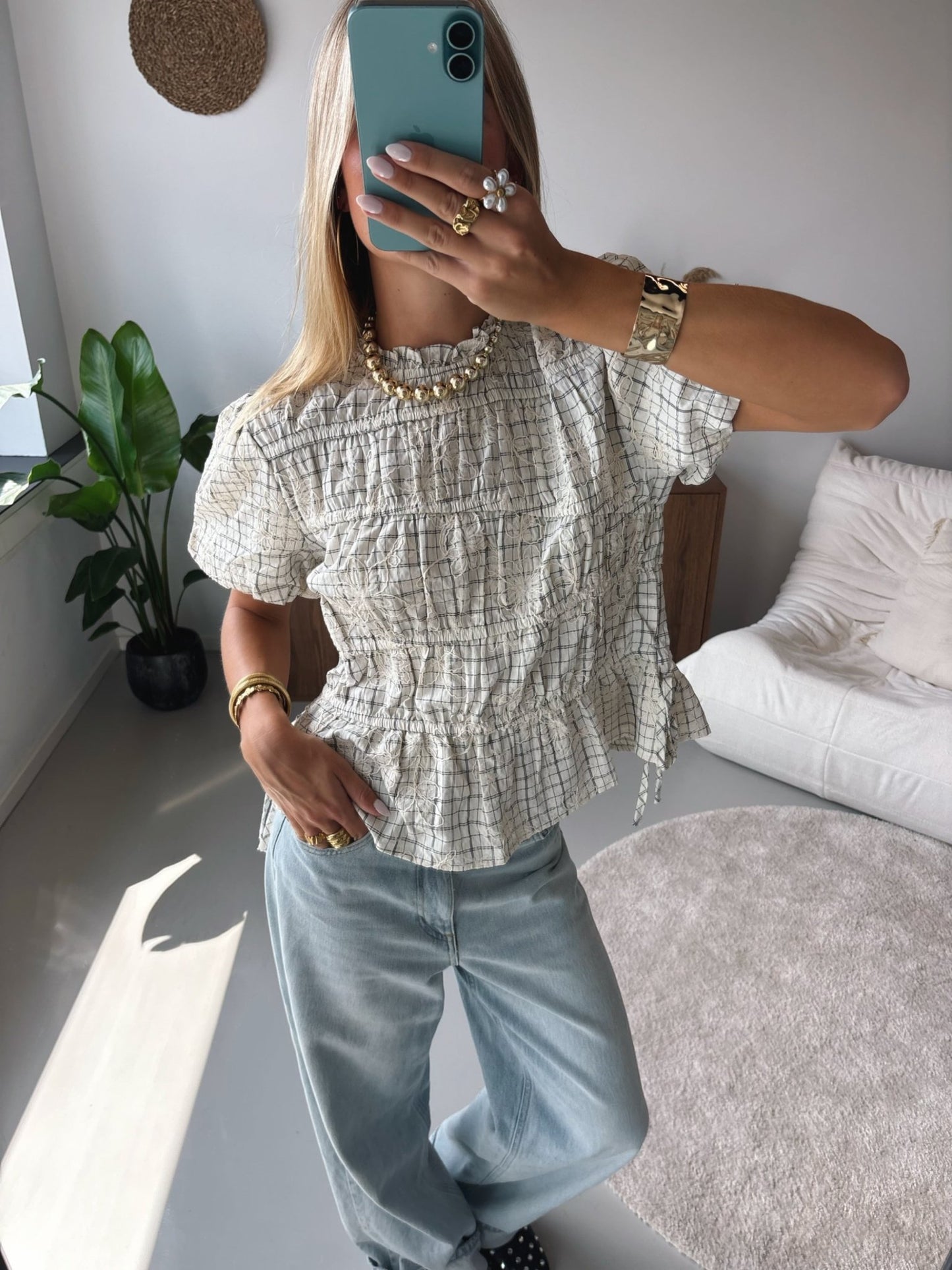 Textured Bloom Blouse - MOOS the Label