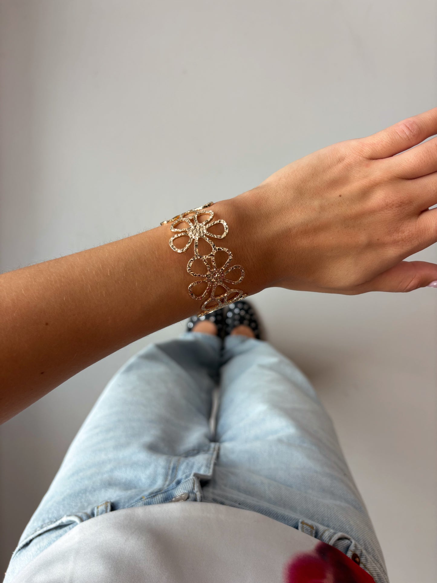 Golden Bloom Cuff
