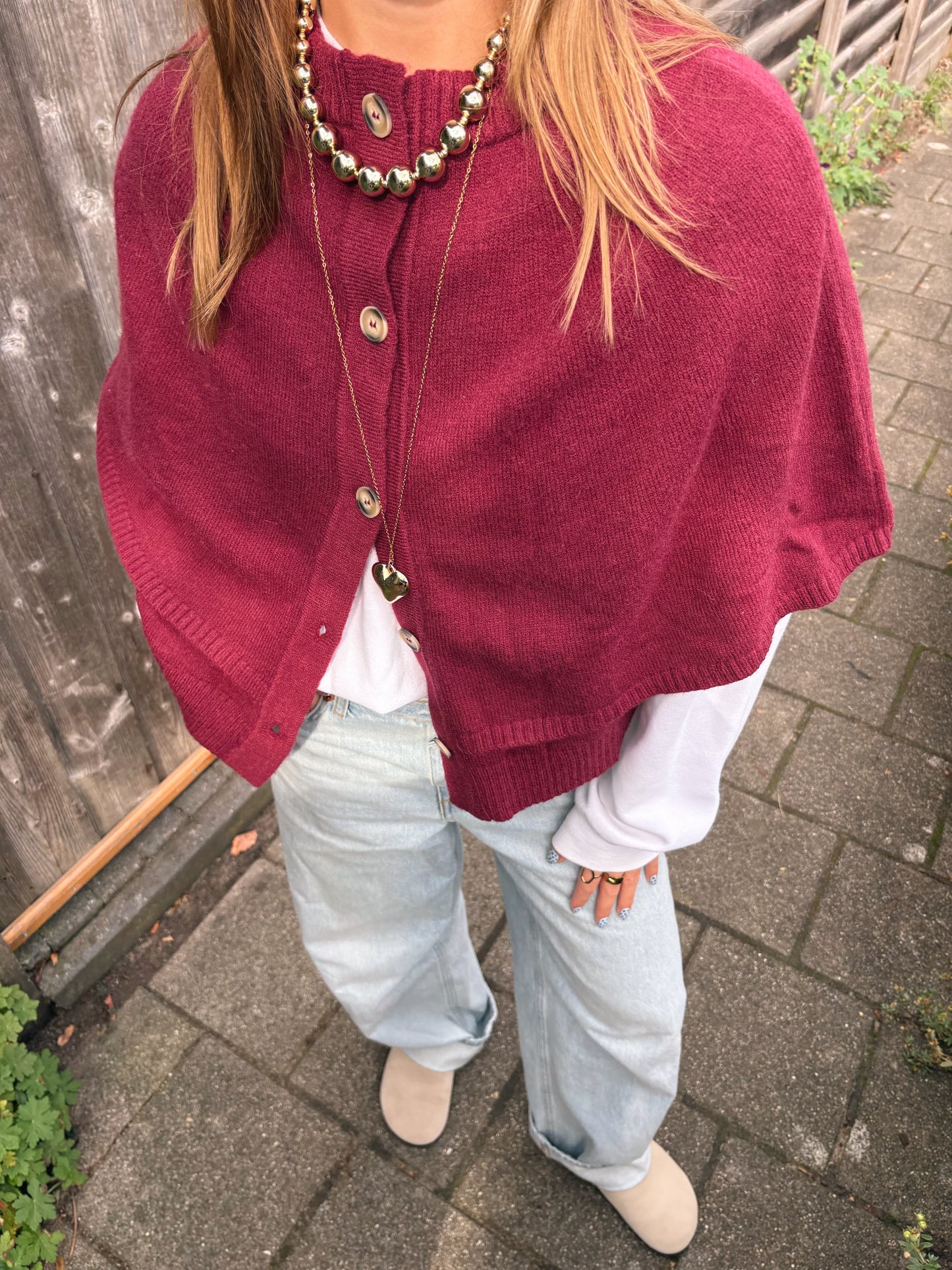 Elegance Knit Cape