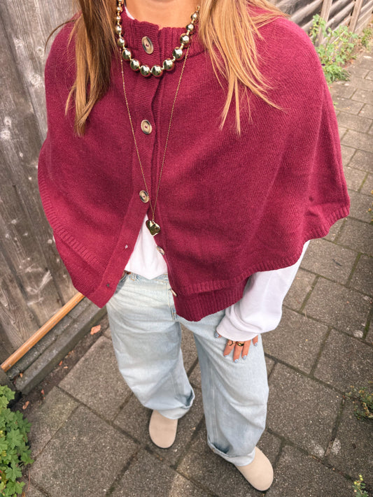 Elegance Knit Cape