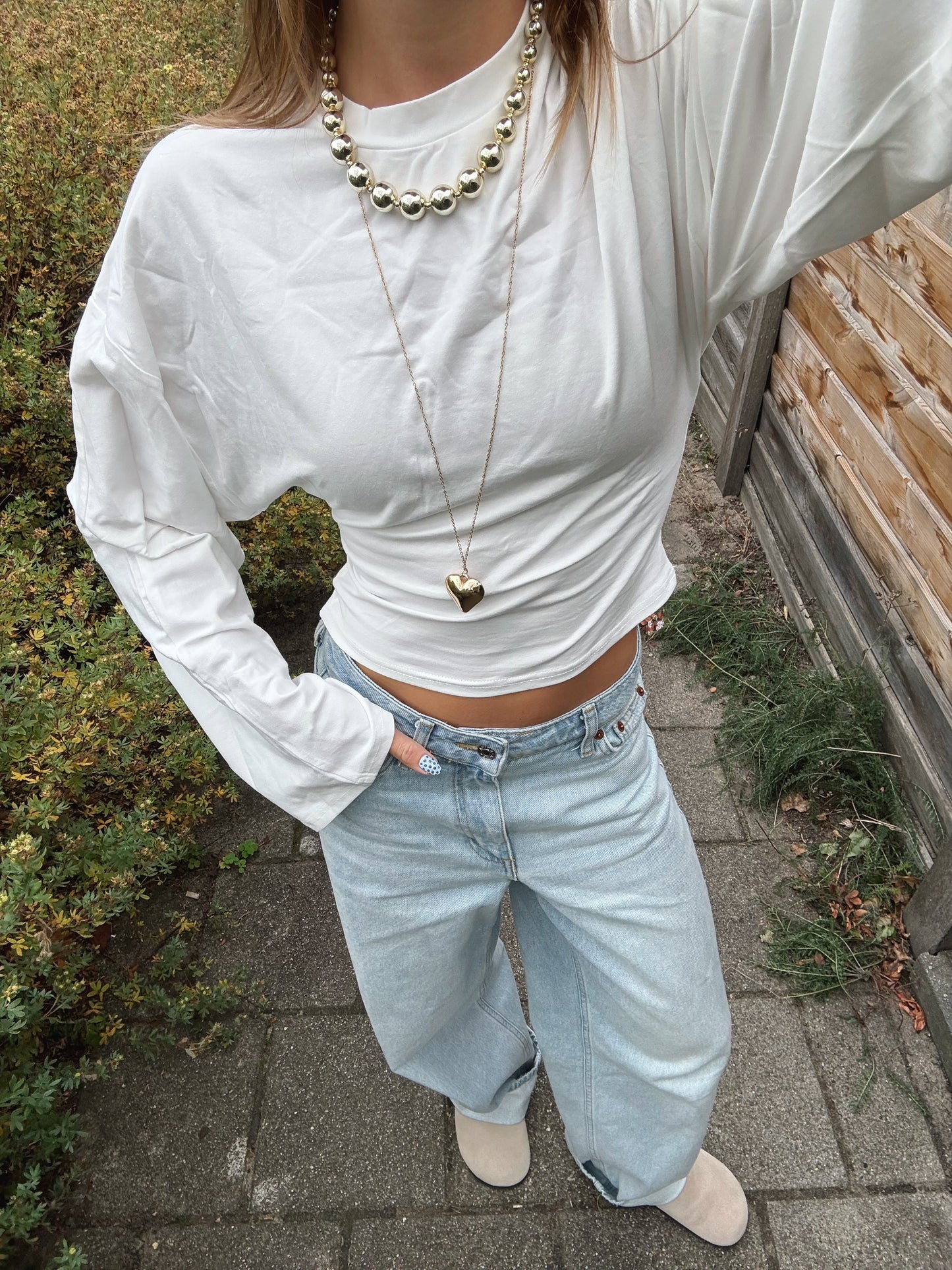 Wide Sleeve Top