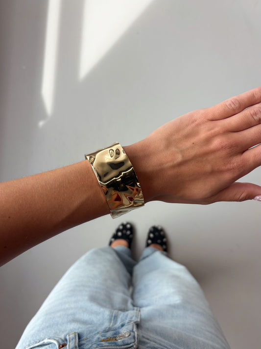 Golden Wave Cuff