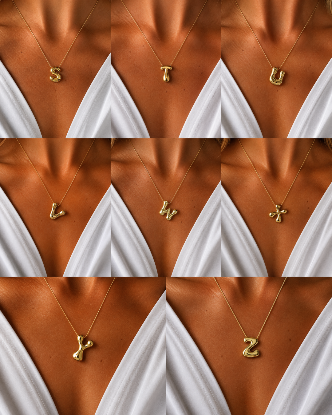 Collier à initiales