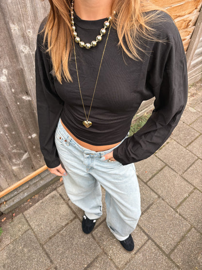 Wide Sleeve Top