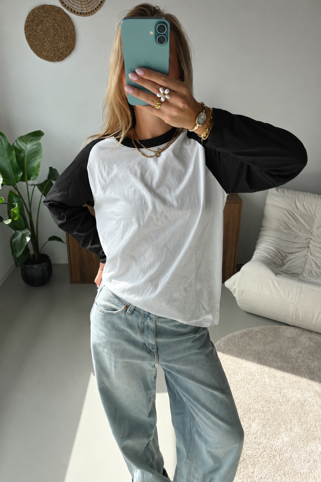 Raglan Top - Black