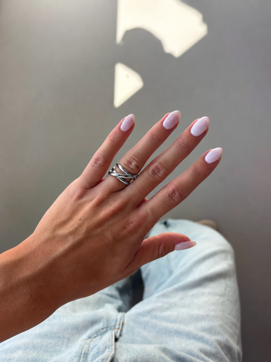 Sculpted Wave Ring - Silver
