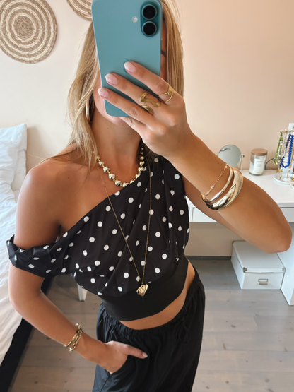 Polka Crop Top