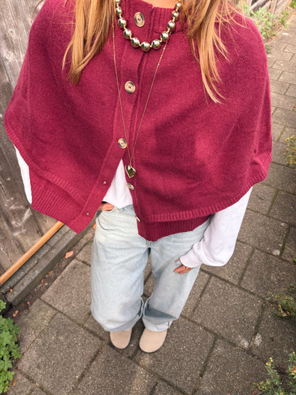 Elegance Knit Cape