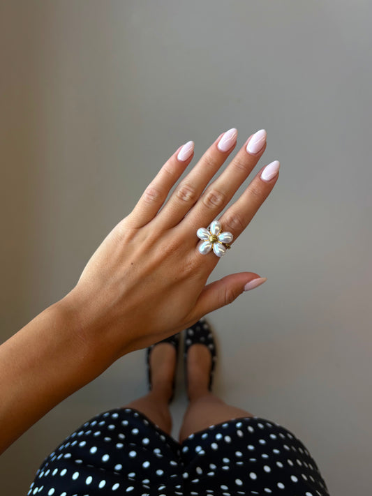 Pearl Blossom Ring
