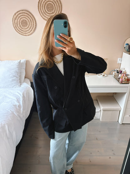 Oversized Stitch Blazer
