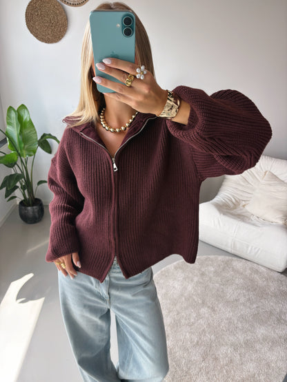 Zip Cardigan