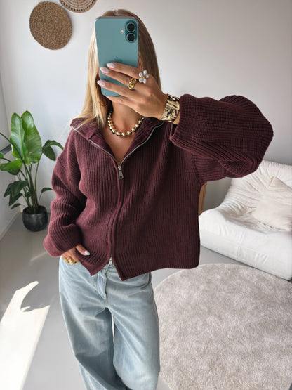 Zip Cardigan