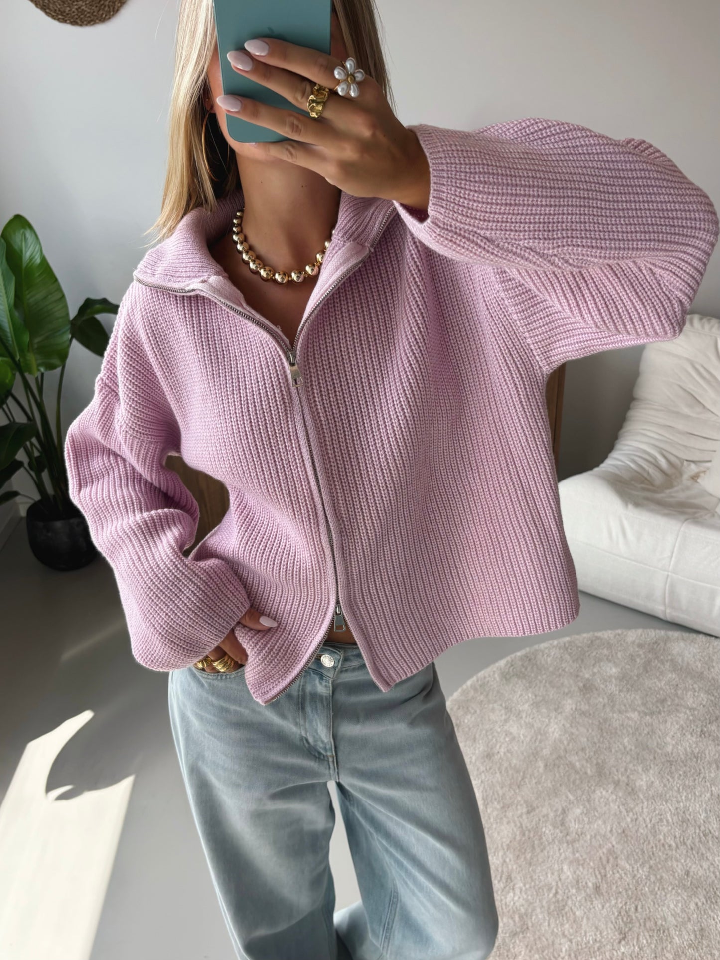 Zip Cardigan