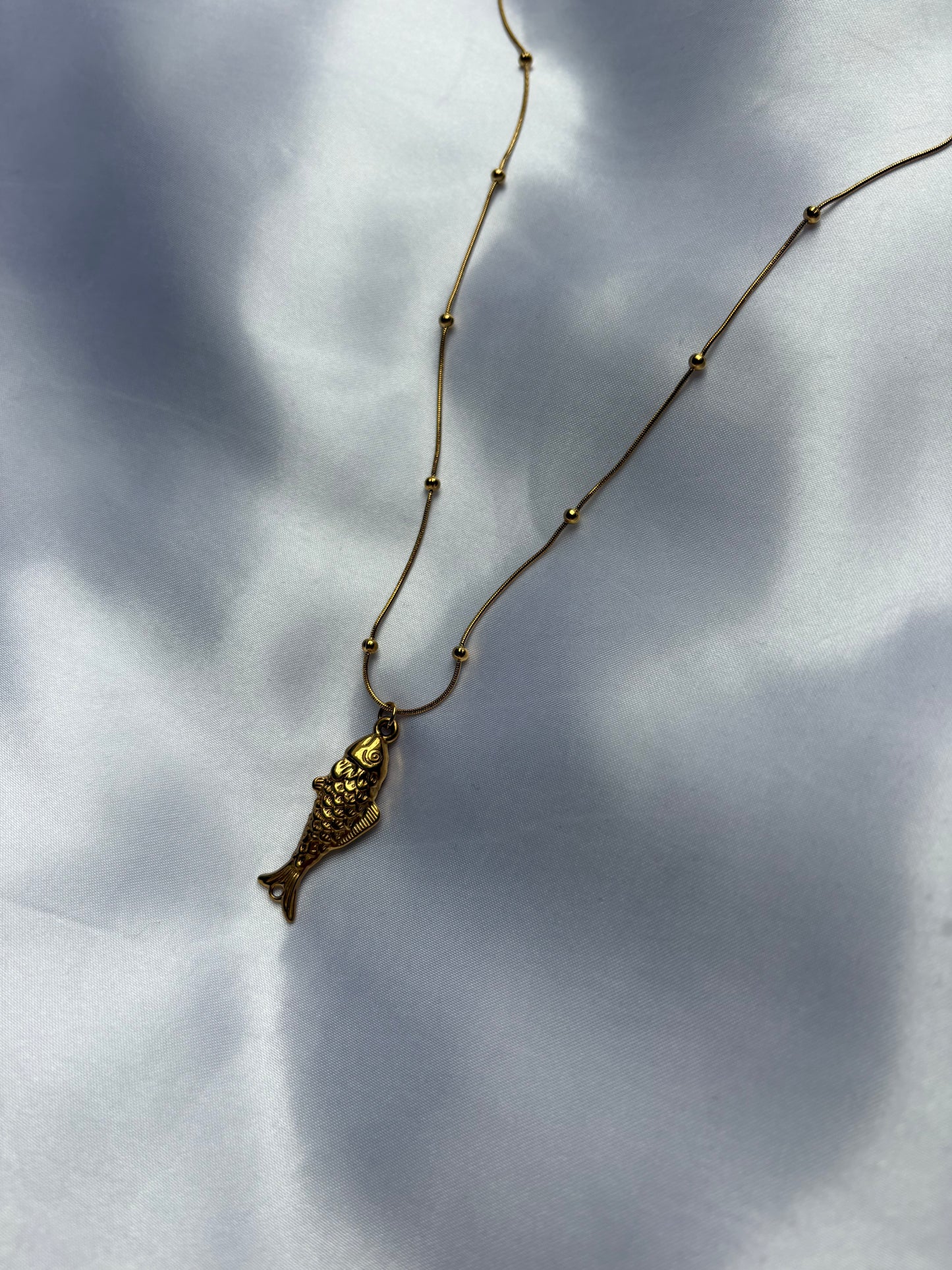 Gold Fish Necklace