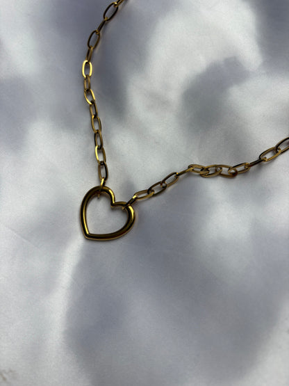 Open Heart Necklace