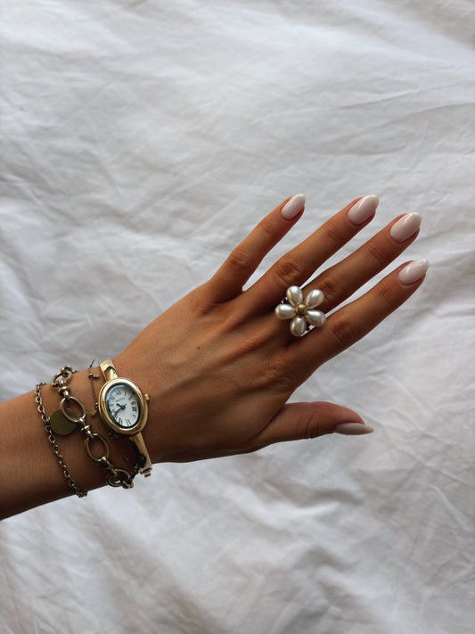 Pearl Blossom Ring