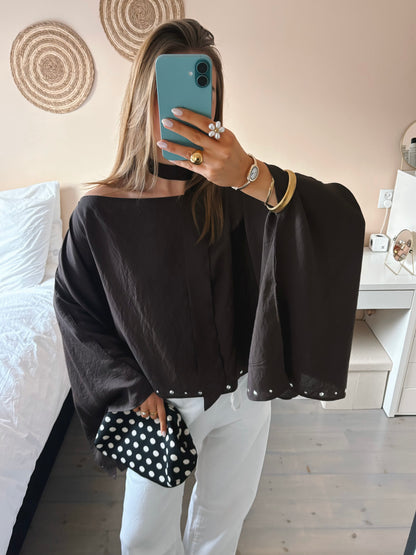 Flow Scarf Cape Top