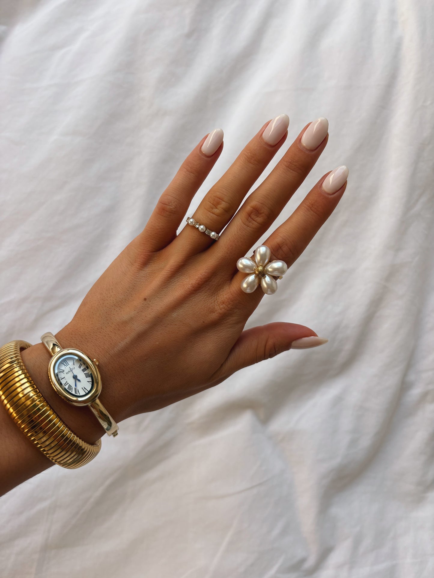 Subtle Pearl Ring