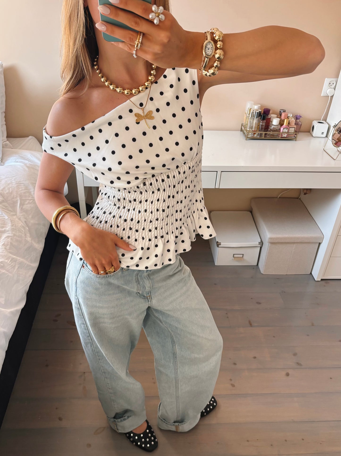 Polka Statement Top