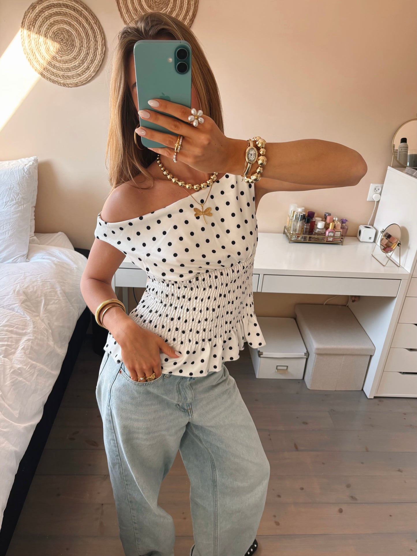 Polka Statement Top