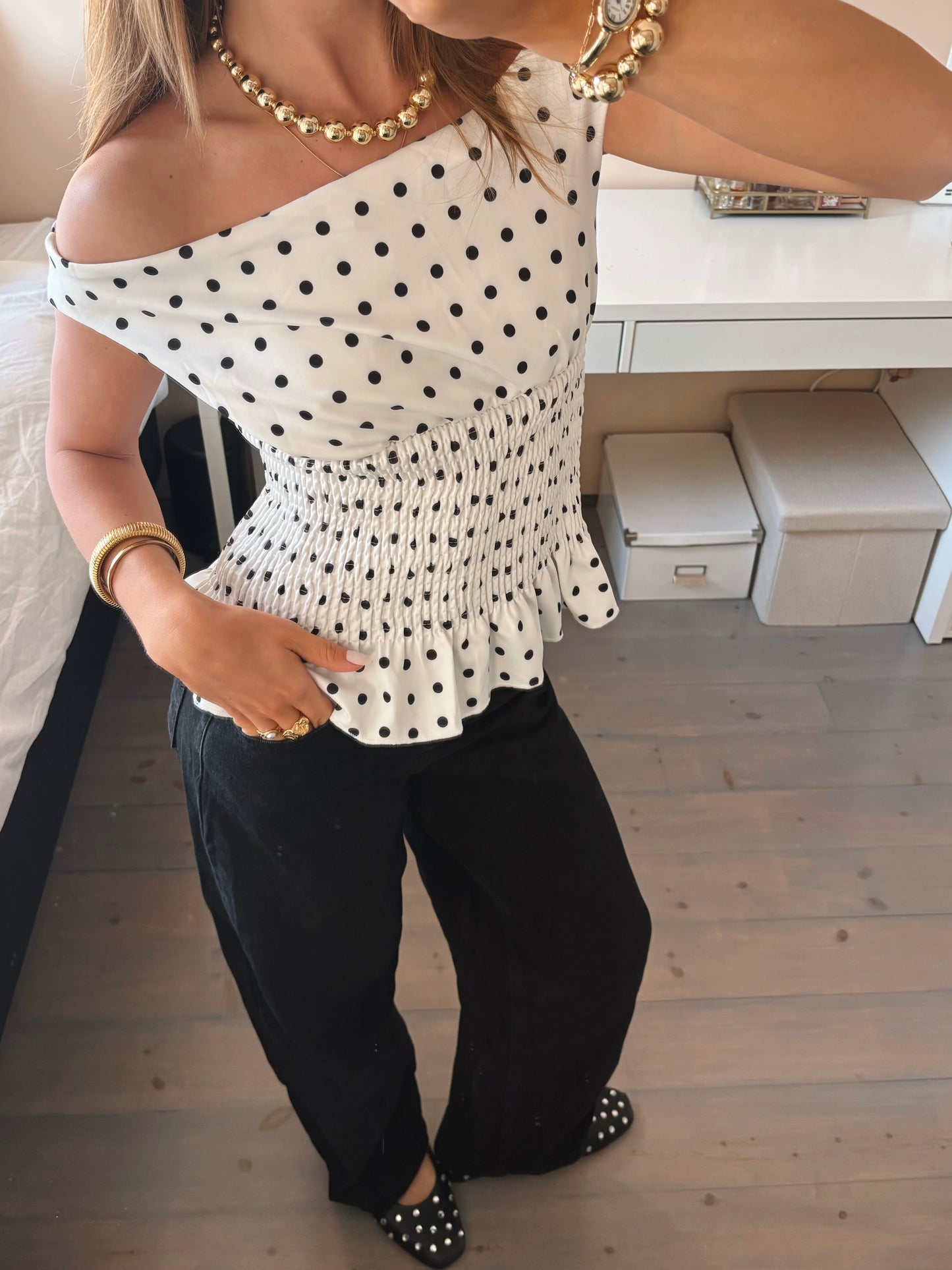 Polka Statement Top