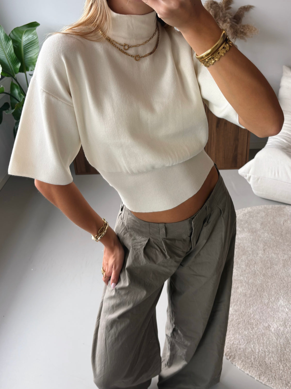 High Neck Top