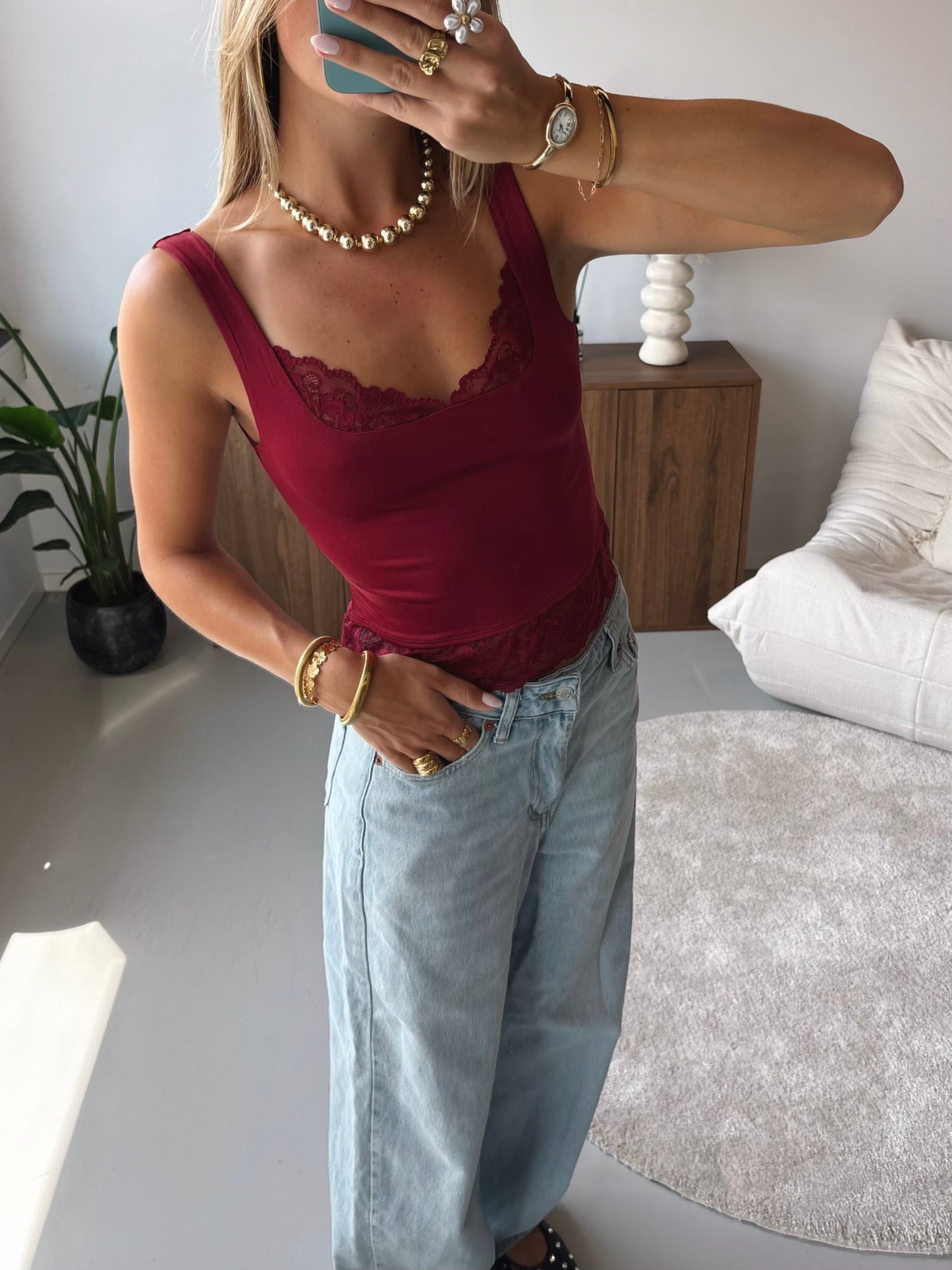 Lace Tank Top