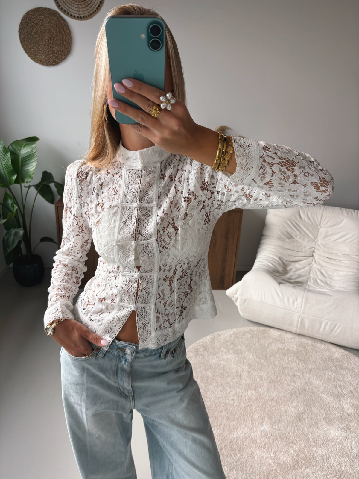 Lace Dream Blouse - White