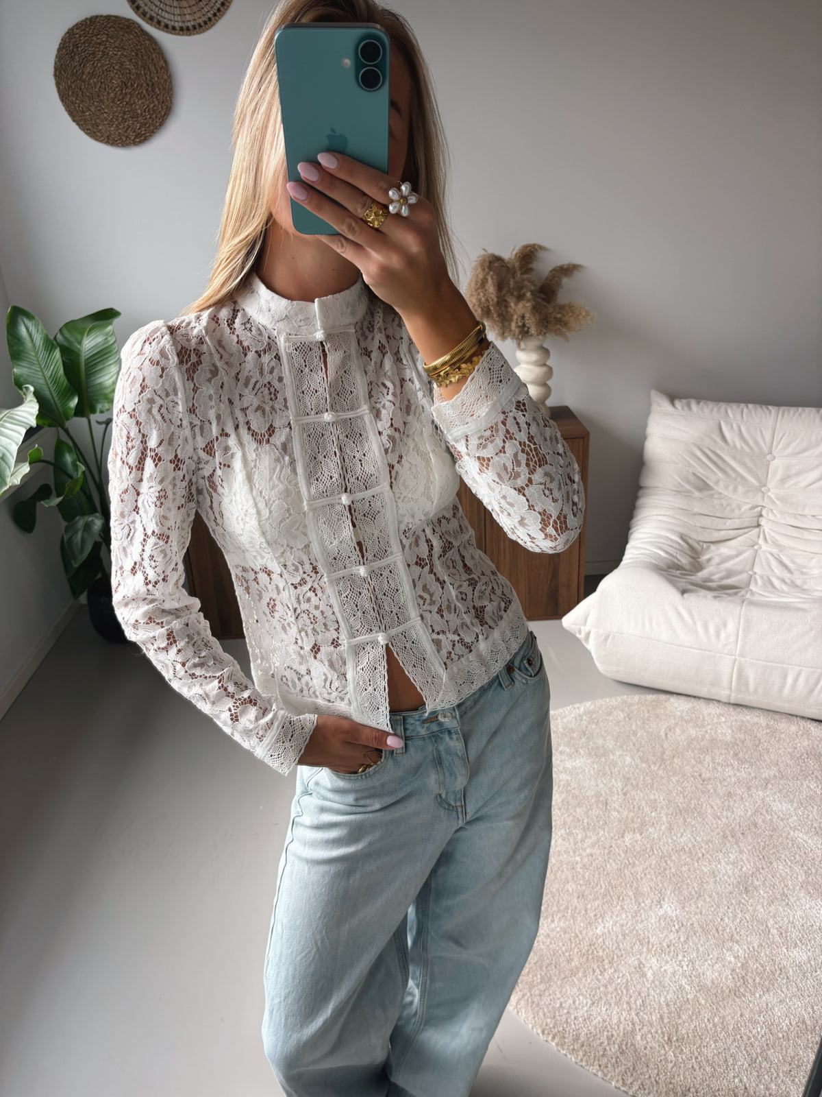 Lace Dream Blouse - White