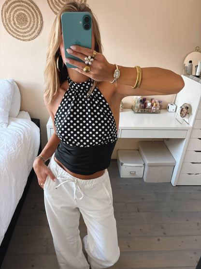 Polka Dot Halter Top