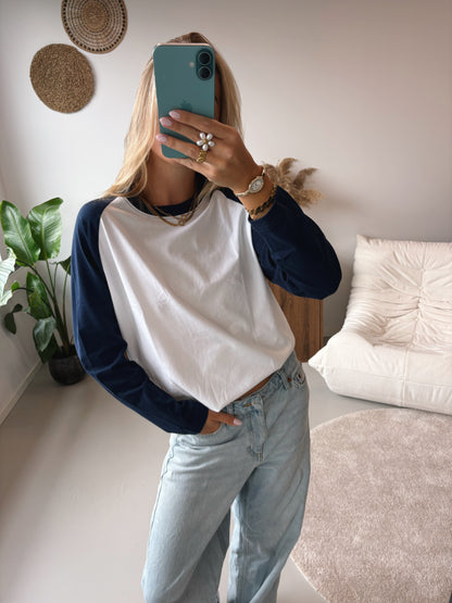 Raglan Top - Blue