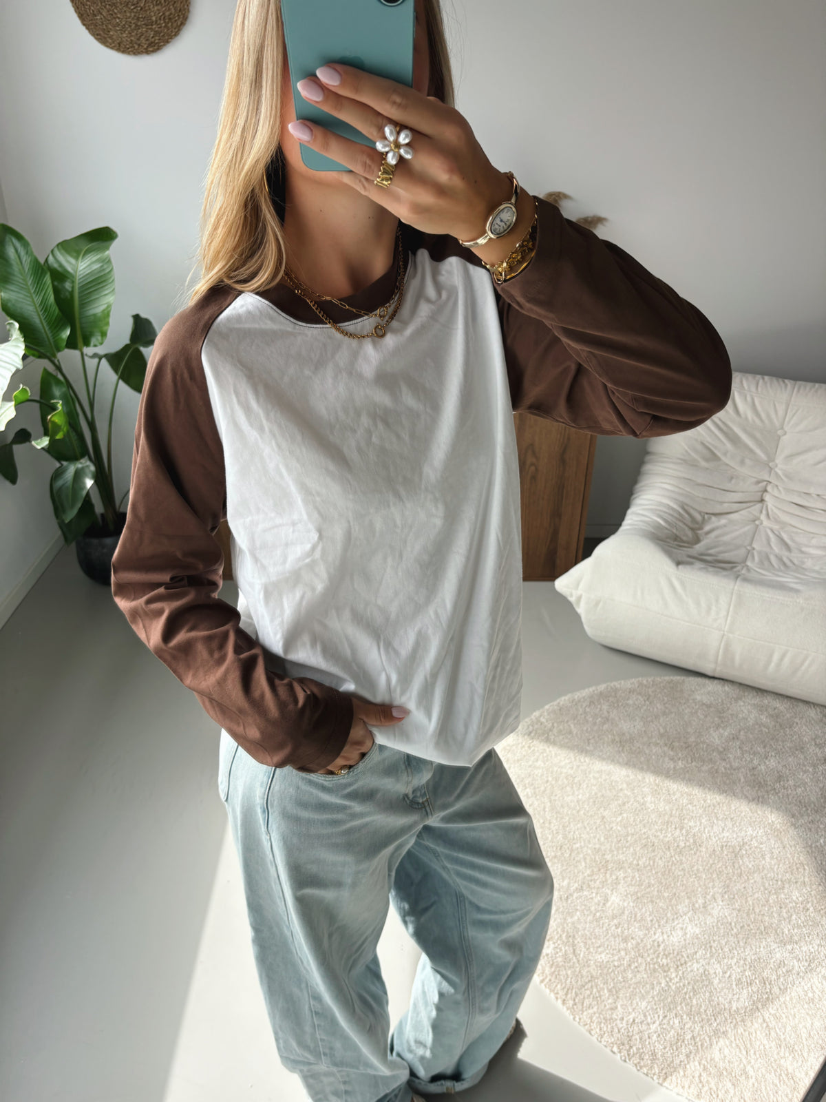 Raglan Top - Brown