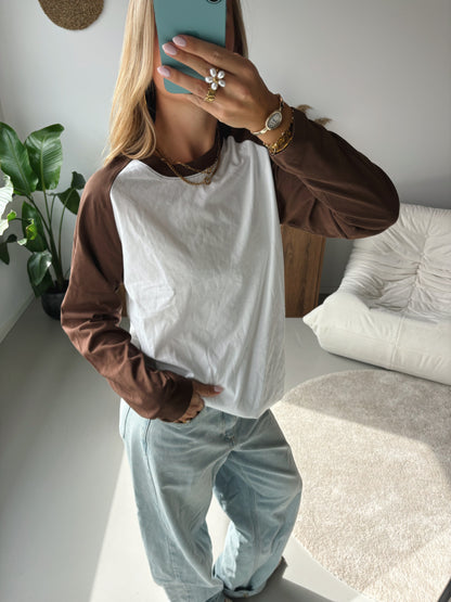 Raglan Top - Brown
