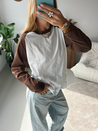 Raglan Top - Brown