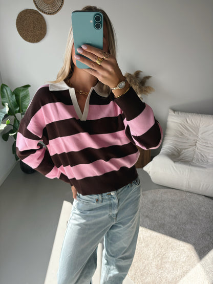 Striped Knit - Pink