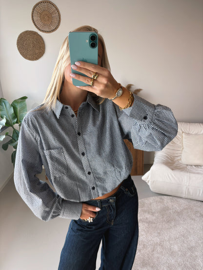 Balloon Fit Blouse - Blue