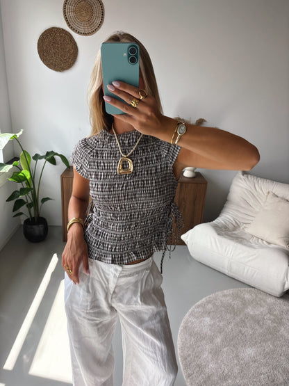 Checked Top