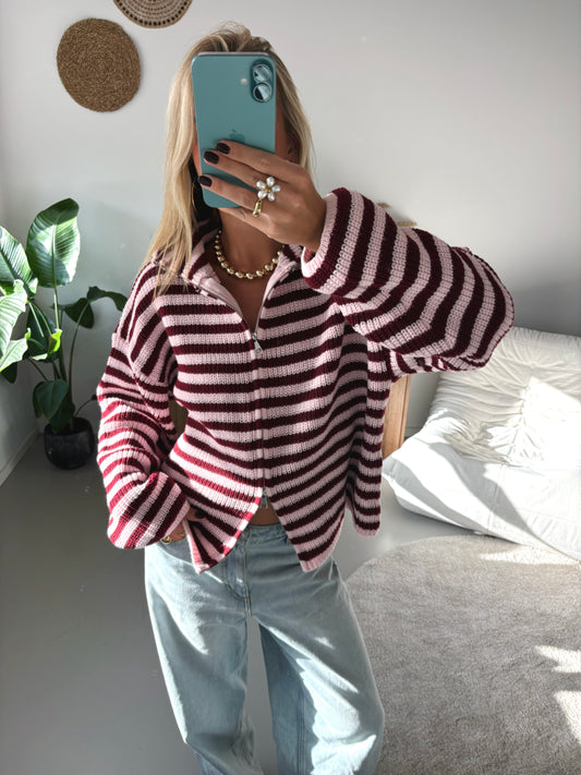 Cardigan zippé