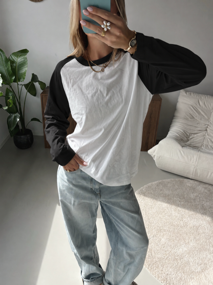 Raglan Top - Black