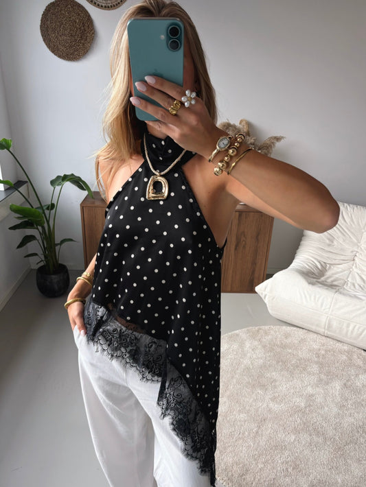 Asymmetric Lace Top - MOOS the Label