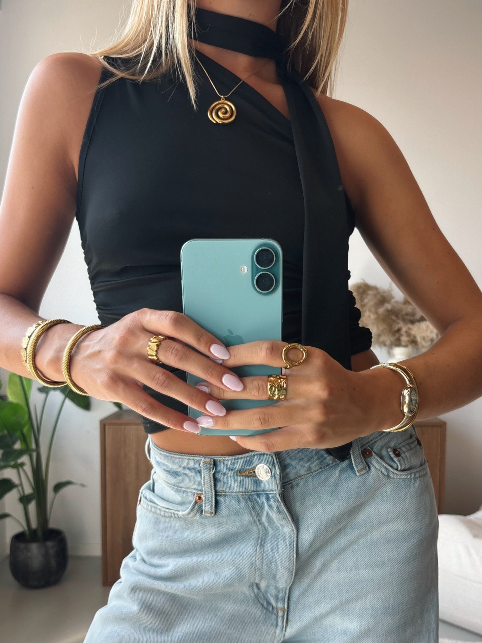 Asymmetric Scarf Top - MOOS the Label