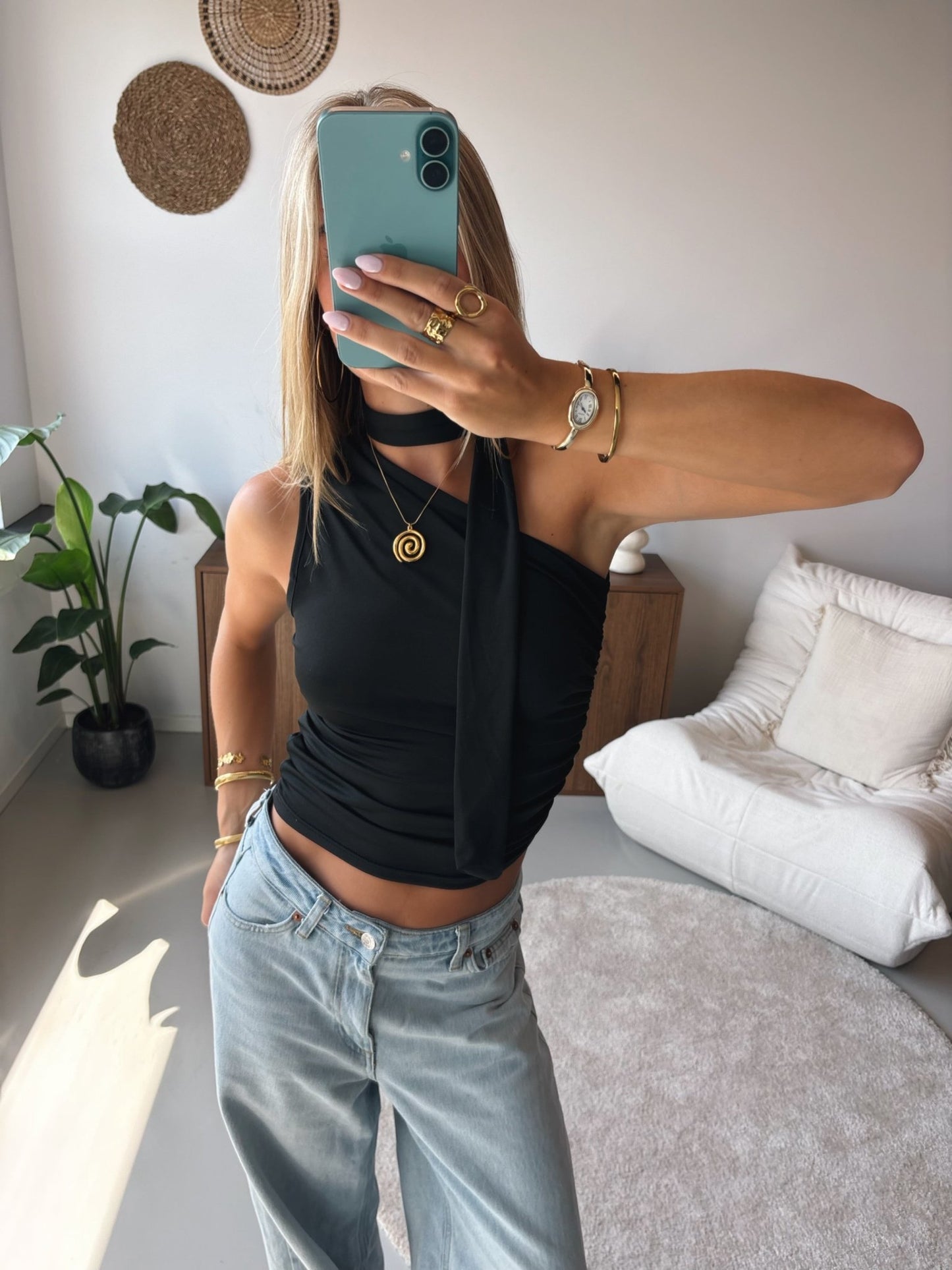 Asymmetric Scarf Top - MOOS the Label