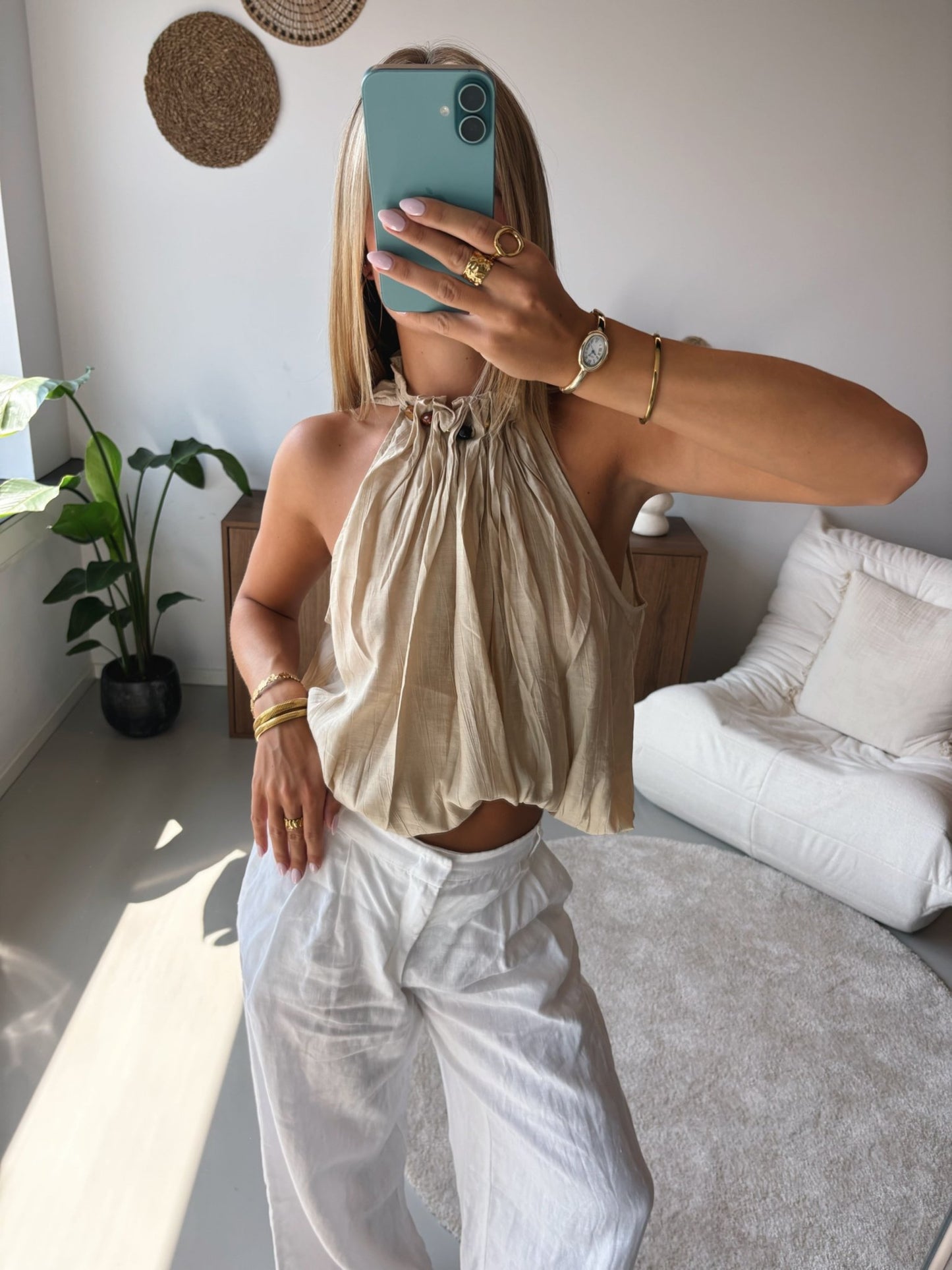 Beaded Halter Top - MOOS the Label