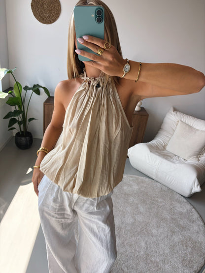 Beaded Halter Top - MOOS the Label