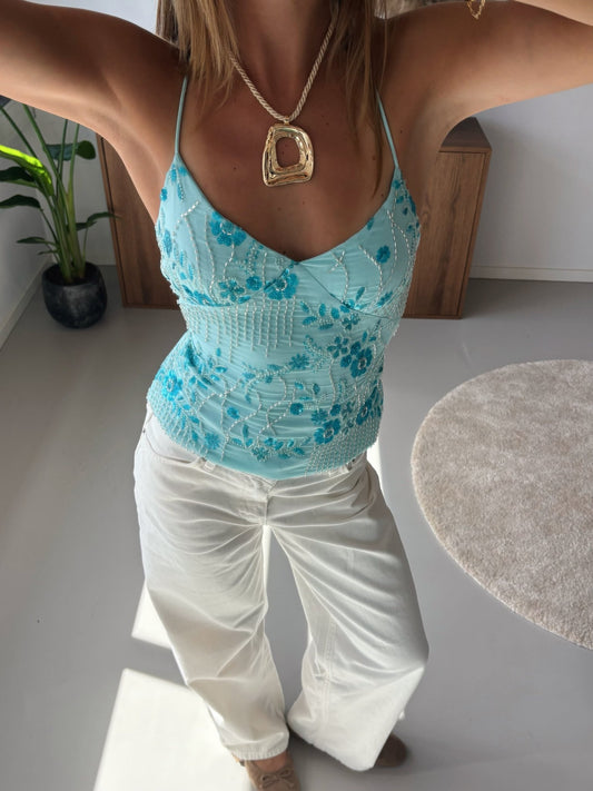 Blossom Beaded Top - MOOS the Label