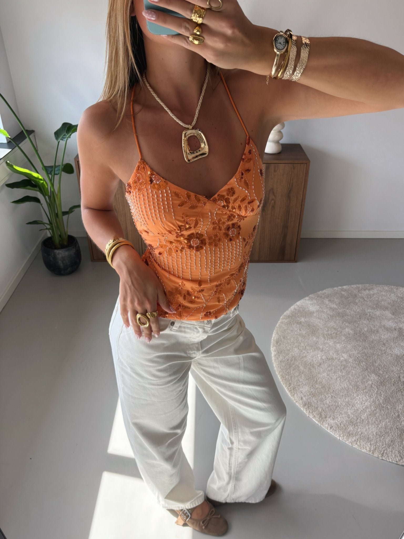 Blossom Beaded Top - MOOS the Label