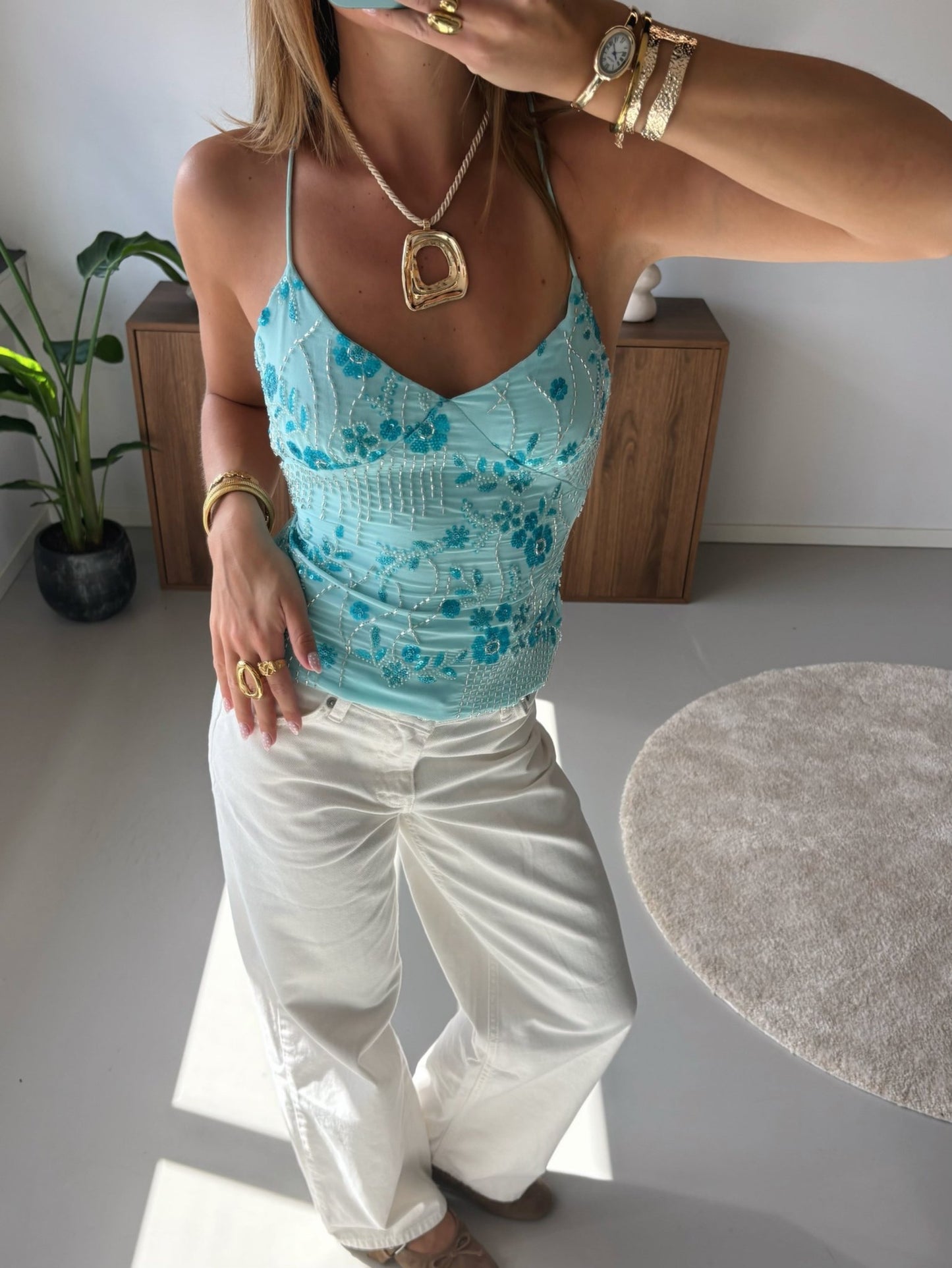 Blossom Beaded Top - MOOS the Label