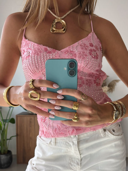 Blossom Beaded Top - MOOS the Label